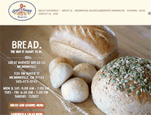 Tablet Screenshot of greatharvestmcminnville.com